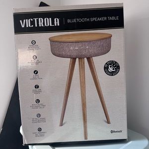 Victrola Bluetooth Speaker Table Great Condition Side Table